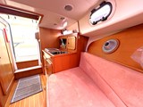 Well appointed cabin aft view